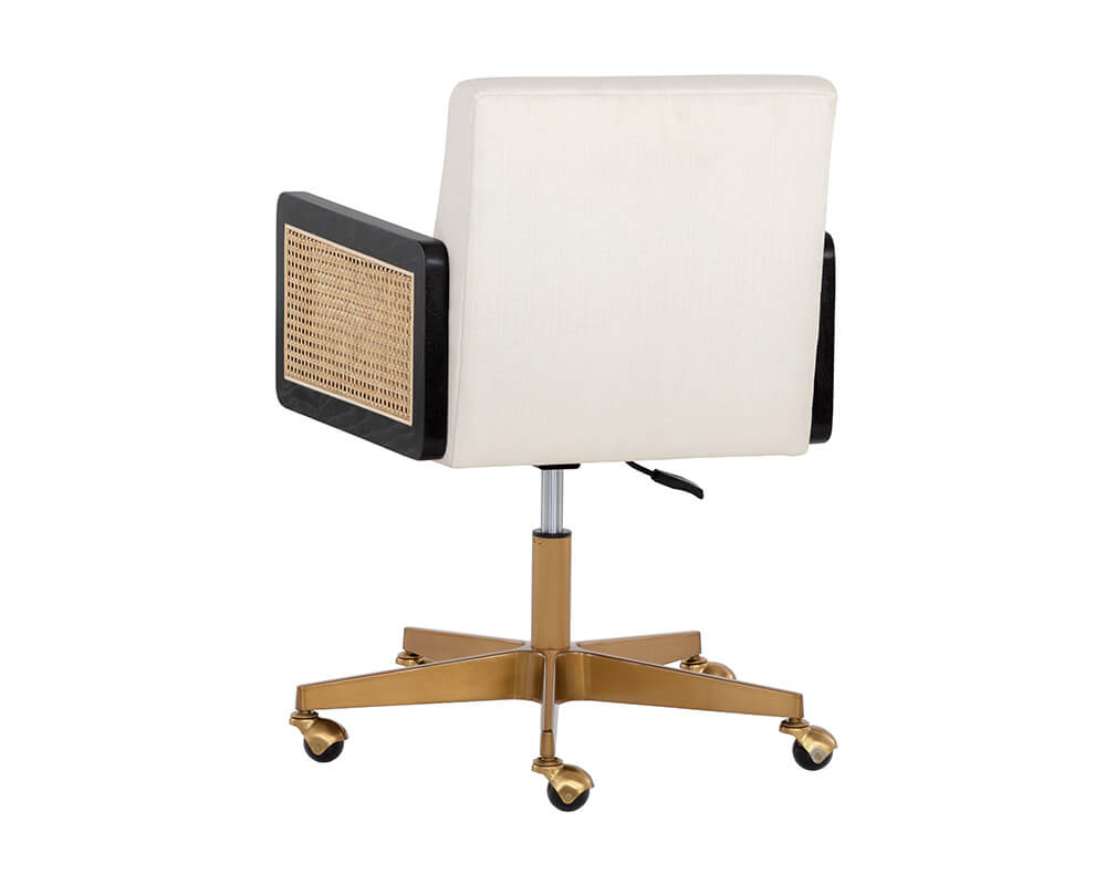 SUNPAN Claudette Office Chair - Linoso Ivory 108839 halifax