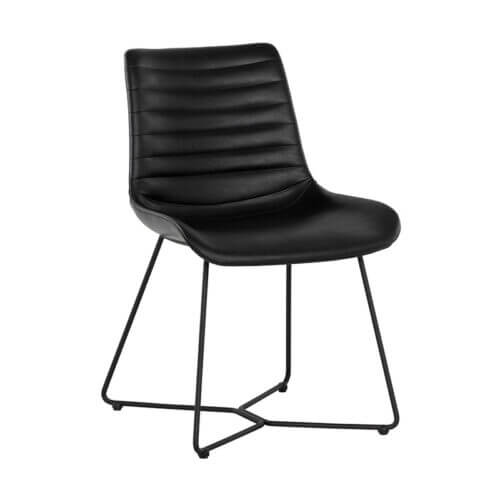 SUNPAN Gracen Dining Chair - Nightfall Black 108905 pickering