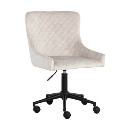 SUNPAN Farah Office Chair - Nono Cream 108975 maple
