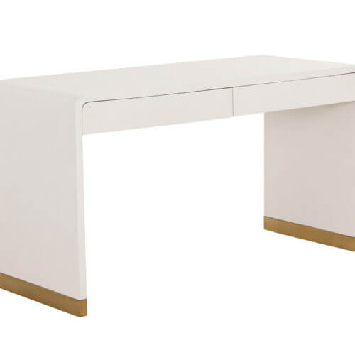 SUNPAN Ilona Desk - Oyster Shagreen 109022 nobleton