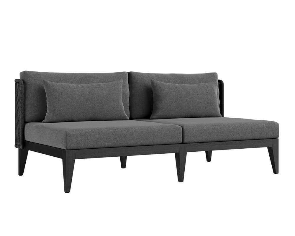 SUNPAN Ibiza 2 Seater Sofa Charcoal - Gracebay Grey 109440 oakville