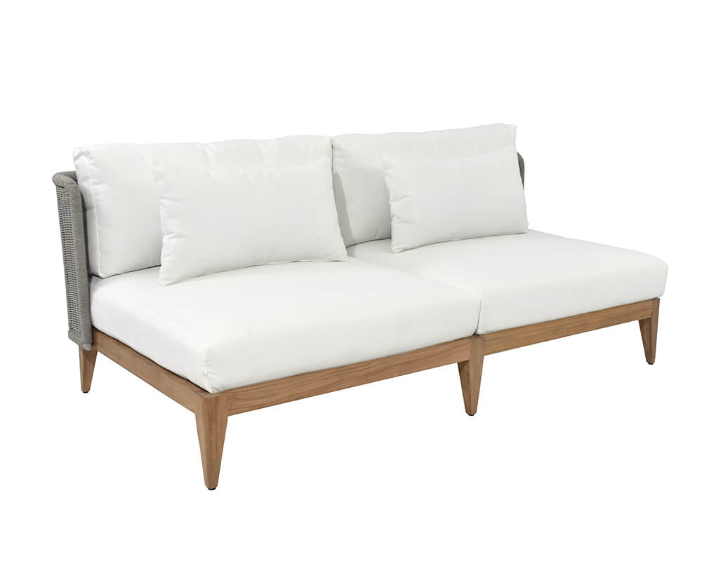 SUNPAN Ibiza 2 Seater Sofa Natural - Stinson White 109497 newmarket