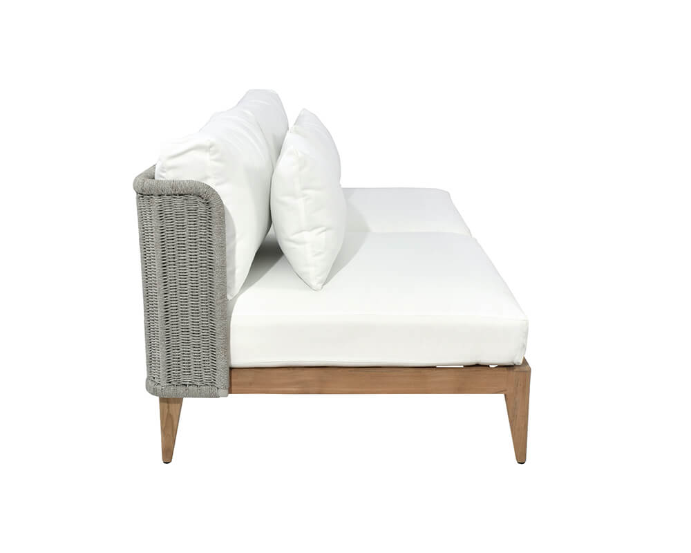 SUNPAN Ibiza 2 Seater Sofa Natural - Stinson White 109497 newmarket