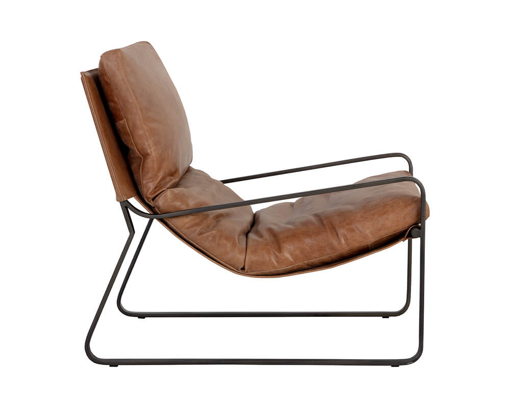 SUNPAN Zancor Lounge Chair - Tan Leather 109559 king city