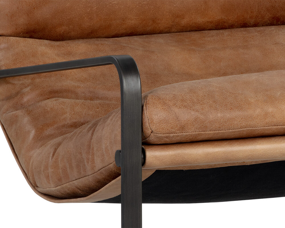 SUNPAN Zancor Lounge Chair - Tan Leather 109559 king city