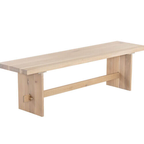 SUNPAN Linus Bench - Light Oak 109613 niagara