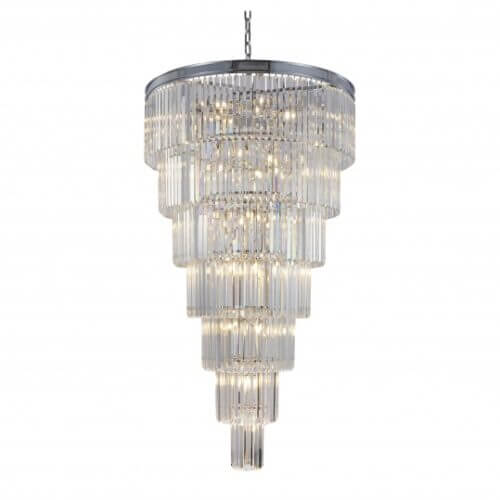 BETHEL SEVEN TIER CHROME FRAME CHANDELIER RD14C72CH cambridge