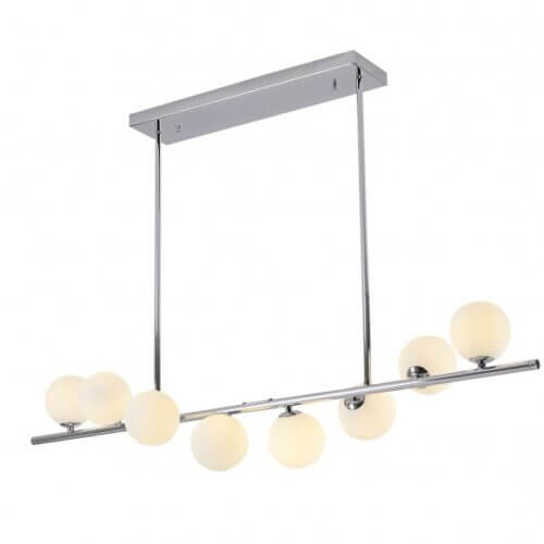 BETHEL CHROME FRAME LINEAR CHANDELIER DU178C42CH halifax