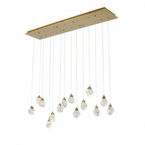 BETHEL LED GOLD FRAME LINEAR CHANDELIER OC55C60G toronto