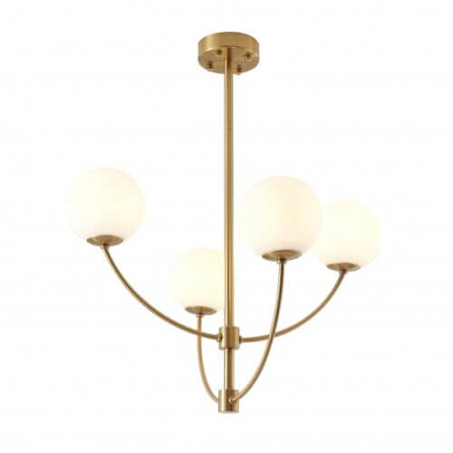 BETHEL BRASS ARMED FRAME CHANDELIER DC09C26G calary