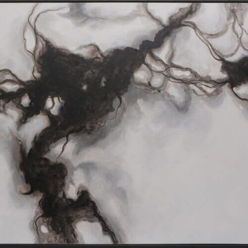 SUNPAN Smoke Screen 72" X 48" Black Floater Frame A0202 mississauga