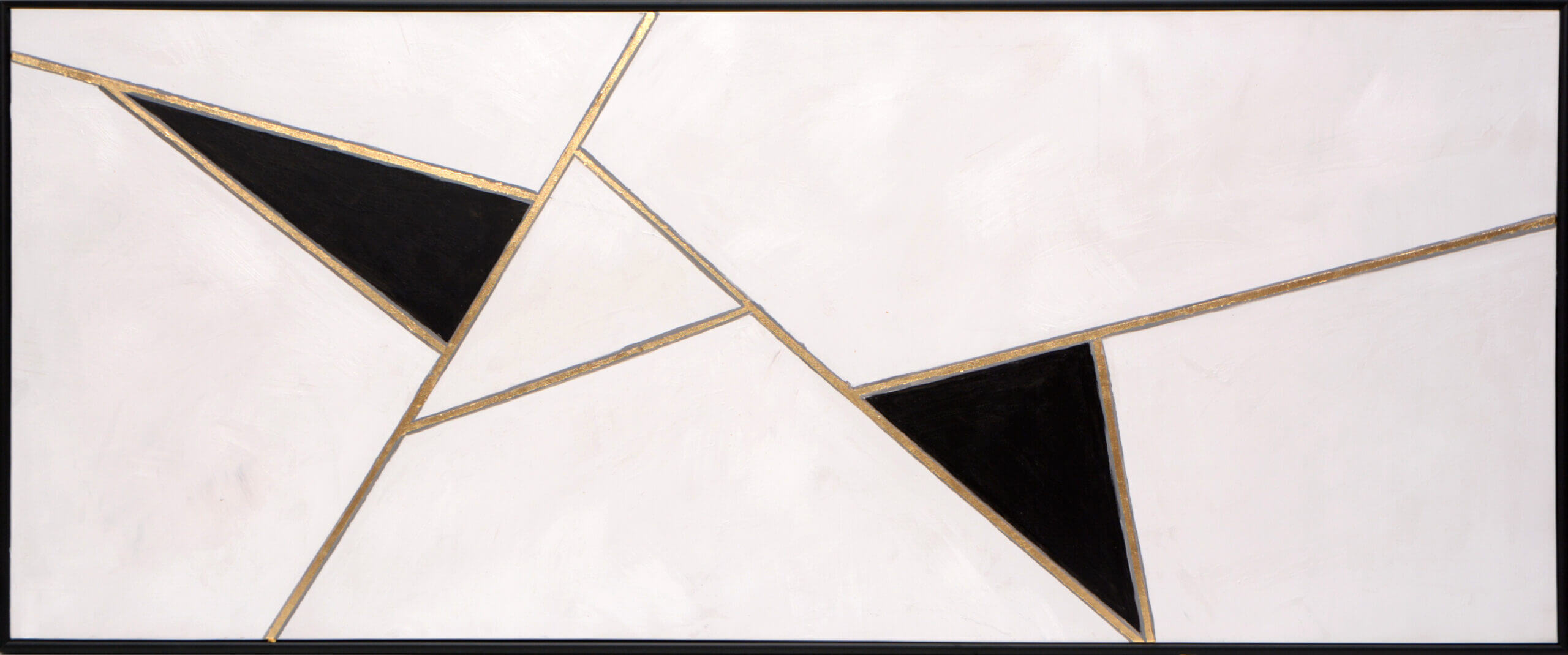 SUNPAN Geometric Relation 72" X 30" Black Floater Frame A0206 north york