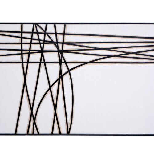 SUNPAN Straciatella 72" X 48" Black Floater Frame A0217 montreal