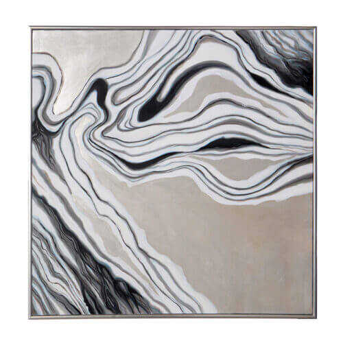 SUNPAN Marble Squared 48" X 48" Silver Floater Frame A0221 ottawa