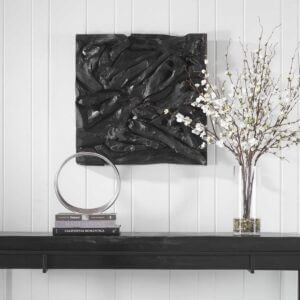UTTERMOST RIO WOOD WALL DECOR BLACK 04319 newmarket