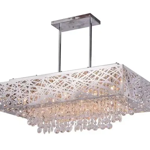 CWI LIGHTING ETERNITY 12-LIGHT LINEAR CHANDELIER 1032P31-12-601-RC north york