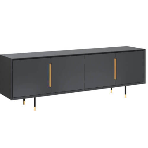 SUNPAN Danbury Media Stand Slate Navy 109761 caledon