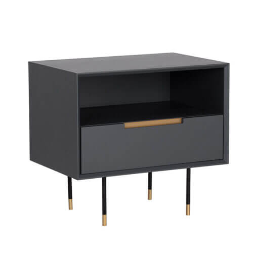 SUNPAN Danbury Nightstand Slate Navy 109763 goderidge
