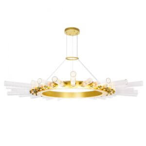 CWI LIGHTING COLLAR 28-LIGHT CHANDELIER 1121P48-28-602 nobleton