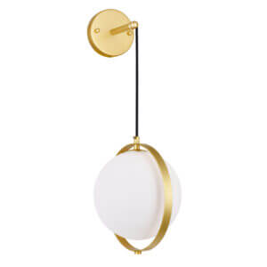 CWI LIGHTING DA VINCI 1-LIGHT WALL SCONCE 1153W9-1-169 richmond hills