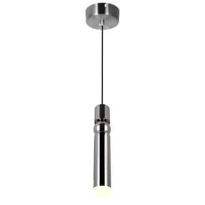 CWI LIGHTING LED MINI PENDANT WITH POLISHED NICKEL FINISH 1225P5-1-613 ajax