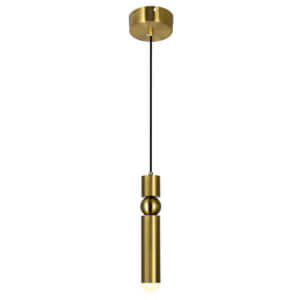 CWI LIGHTING LED MINI PENDANT WITH BRASS FINISH 1225P5-1-625 kingston