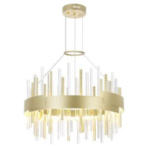 CWI LIGHTING MILLIPEDE LED CHANDELIER 1245P20-602 aurora