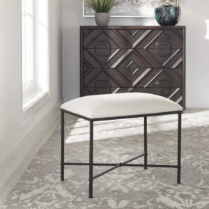 UTTERMOST AVENHAM SMALL BENCH BLACK 23680 fredericton