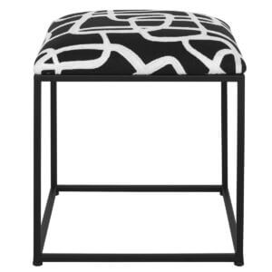 UTTERMOST TWISTS AND TURNS ACCENT STOOL 23690 north york