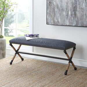 UTTERMOST FIRTH BENCH NAVY 23713 burlington