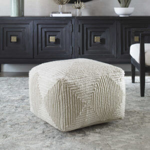 UTTERMOST SOVANNA POUF 23971 vaughan