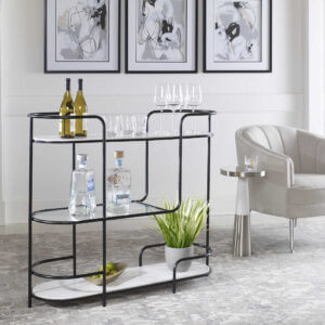 UTTERMOST TROLLEY BAR CONSOLE 25174 quebec city