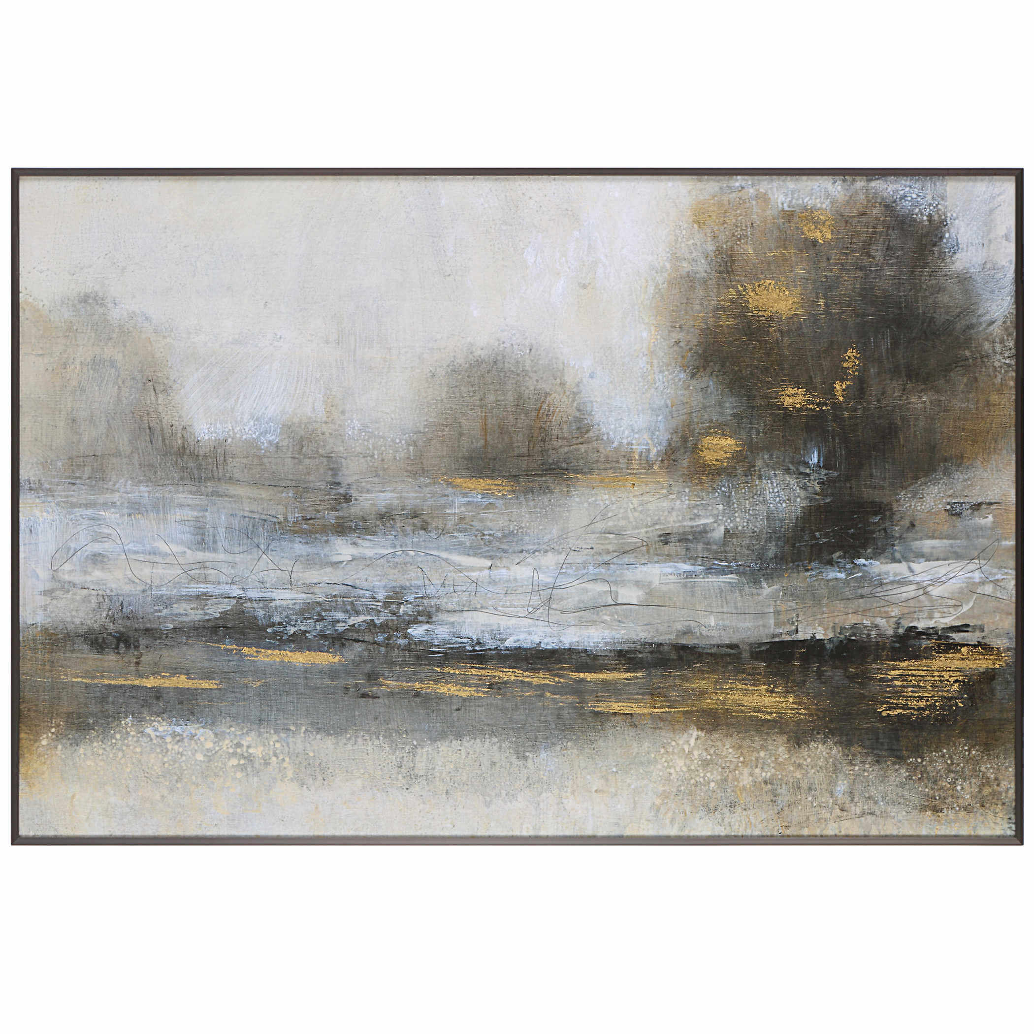 UTTERMOST GILT LANDSCAPE FRAMED PRINT 41437 oakville