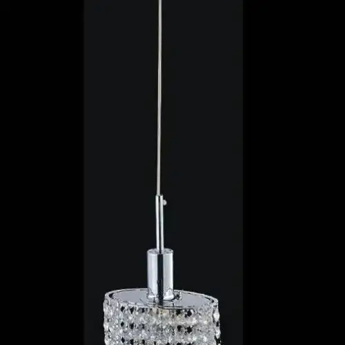 CWI LIGHTING GLITZ 1-LIGHT PENDANT 4281P-R-O Clear crystal niagara