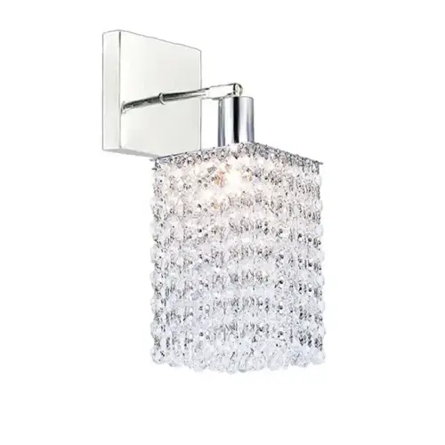 CWI LIGHTING GLITZ 1-LIGHT WALL SCONCE 4281W-S-S (Clear) newmarket