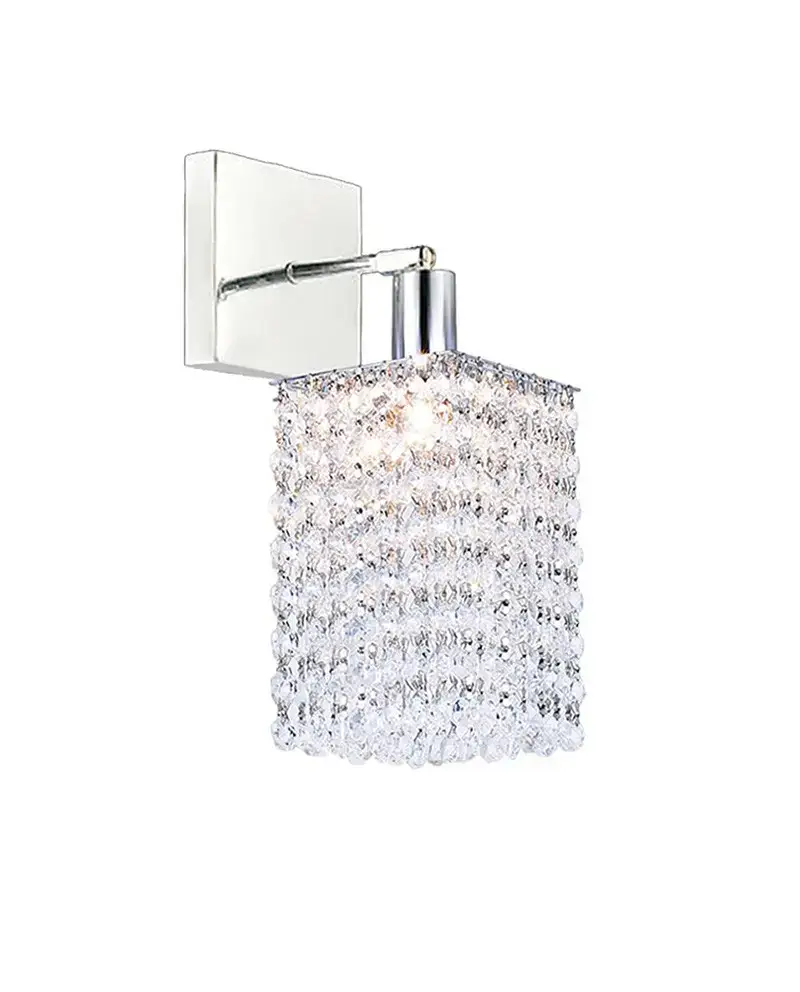 CWI LIGHTING GLITZ 1-LIGHT WALL SCONCE 4281W-S-S (Clear) newmarket