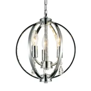 CWI LIGHTING ABIA 3-LIGHT PENDANT 5025P10C-3 caledon
