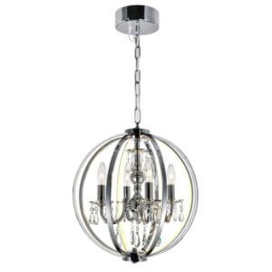 CWI LIGHTING ABIA 4-LIGHT CHANDELIER 5025P16C-4 vaughan