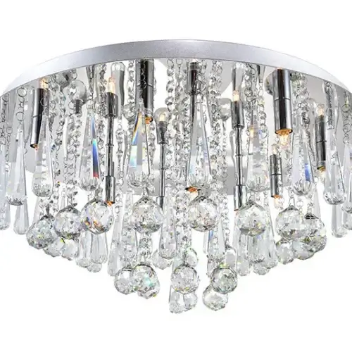 CWI LIGHTING BRIANNA 12-LIGHT FLUSH MOUNT 5035C24C-R niagara