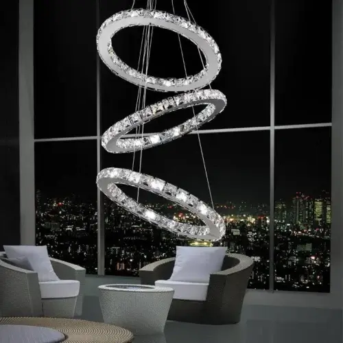 CWI LIGHTING 3-TIER RING LED CHANDELIER 5080P16ST-3R ottawa