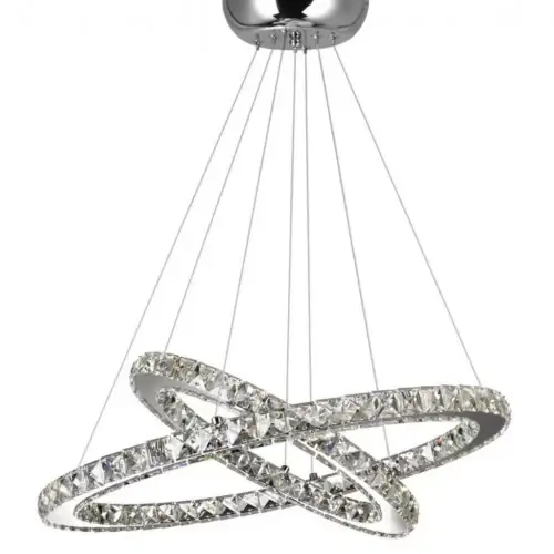 CWI LIGHTING RING LED CHANDELIER 5080P24ST-2R ajax
