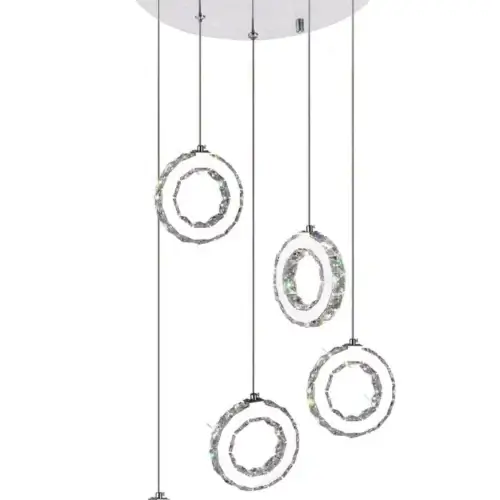 CWI LIGHTING RING LED CHANDELIER 5417P20ST-R kleinburg