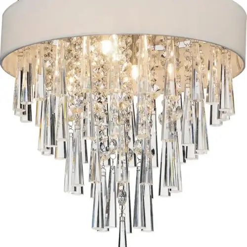 CWI LIGHTING FRANCA 4-LIGHT FLUSH MOUNT 5523C16C (Off White) parkdale