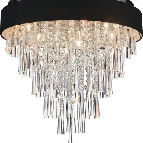 CWI LIGHTING FRANCA 8-LIGHT FLUSH MOUNT 5523C22C (Black) north york