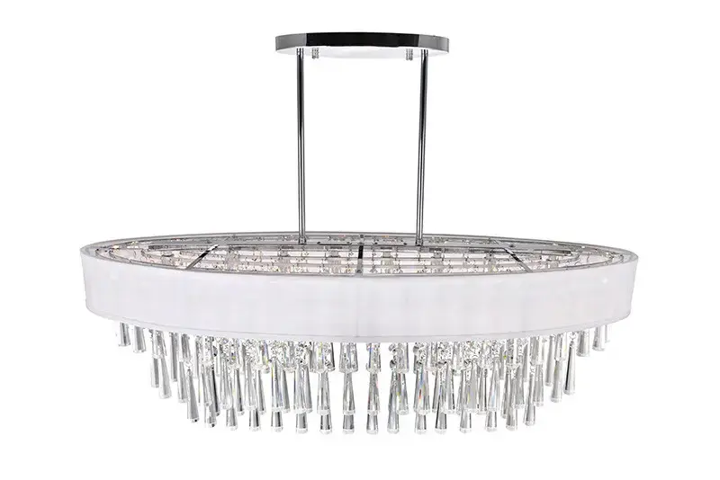 CWI LIGHTING FRANCA 8-LIGHT CHANDELIER 5523P38C-O (Off White) trenton