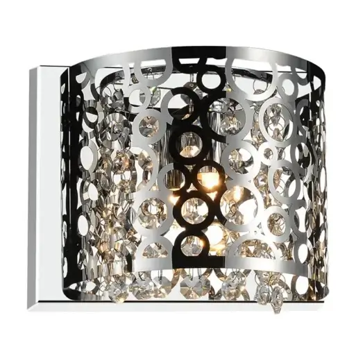 cwi lighting bubbles 1 light wall sconce 5536w9st-r-1