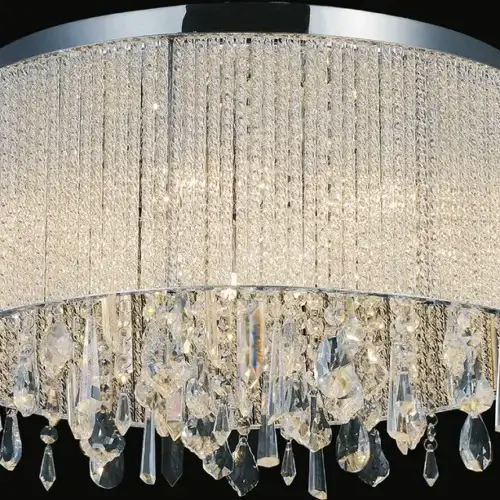 CWI LIGHTING BENSON 9-LIGHT FLUSH MOUNT 5562C20C Clear toronto