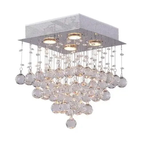 CWI LIGHTING SQUARE 4-LIGHT FLUSH MOUNT 6601C12C-S north york