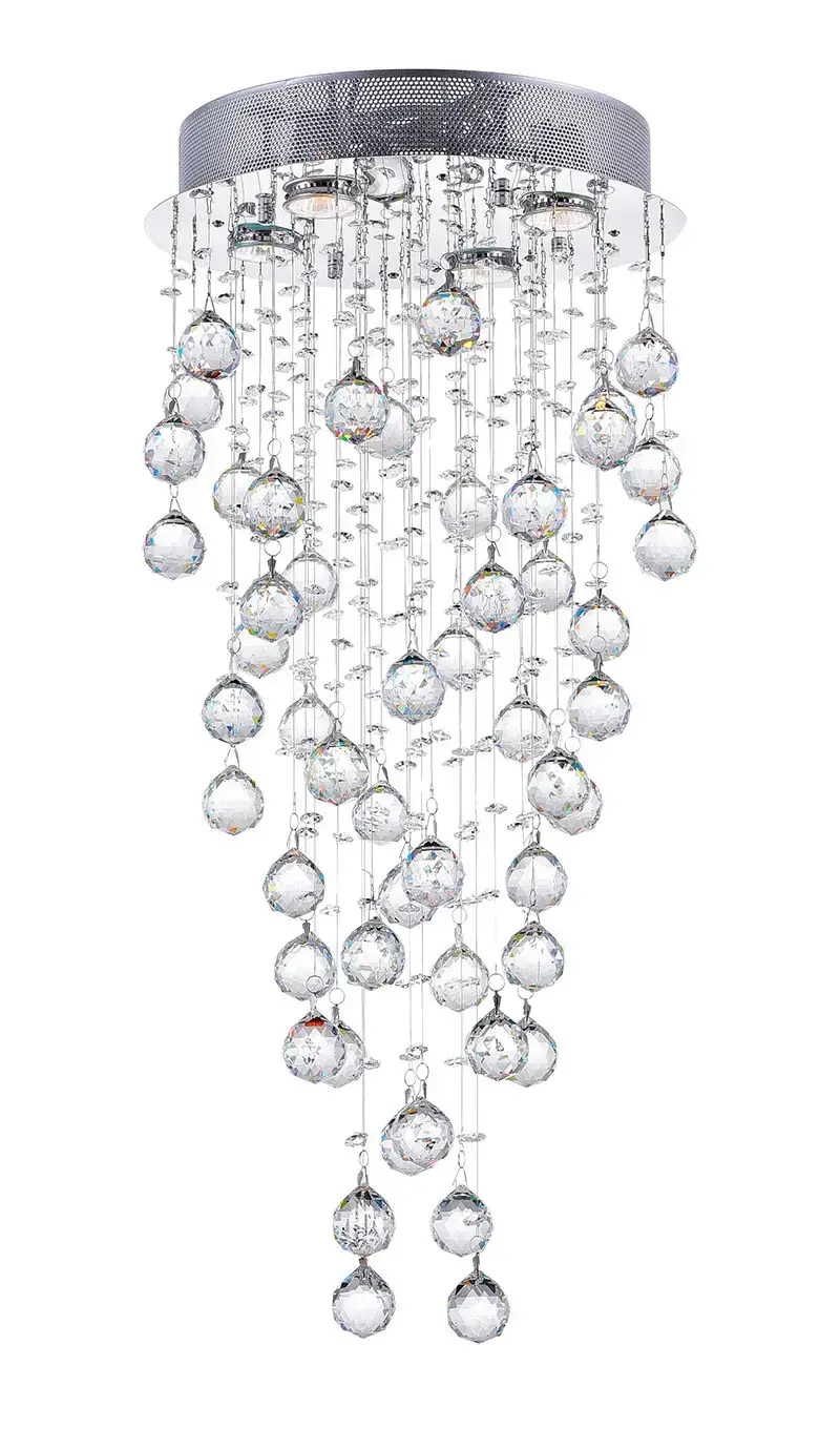 CWI LIGHTING RAIN DROP 4-LIGHT FLUSH MOUNT 6601C14C newmarket