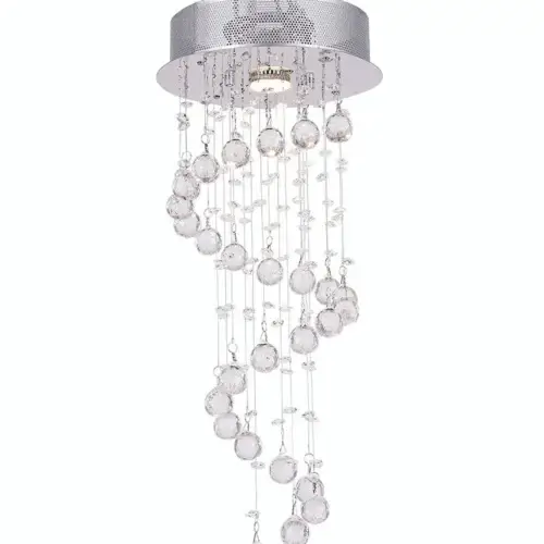 CWI LIGHTING SPIRAL 1-LIGHT FLUSH MOUNT 6603C10C burlington